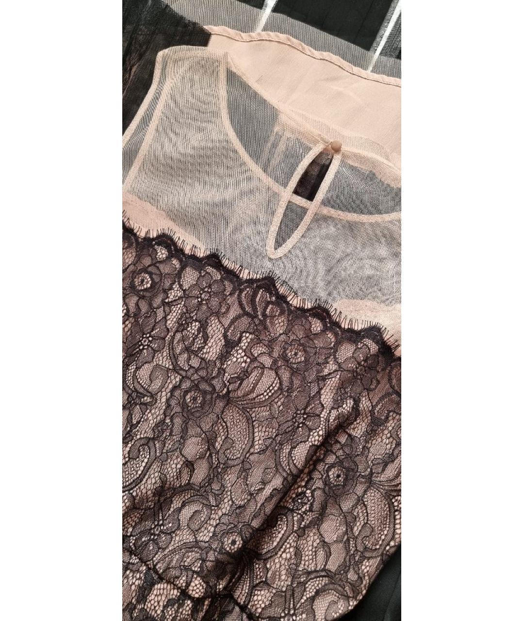 BCBG MAXAZRIA Бежевое коктейльное платье, фото 8