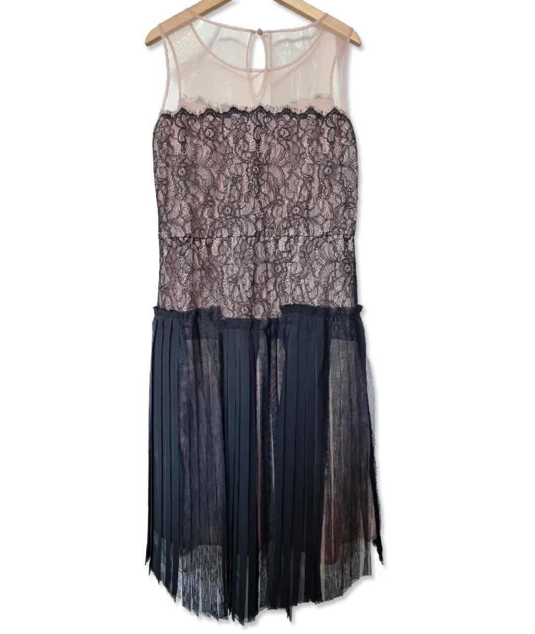 BCBG MAXAZRIA Бежевое коктейльное платье, фото 5