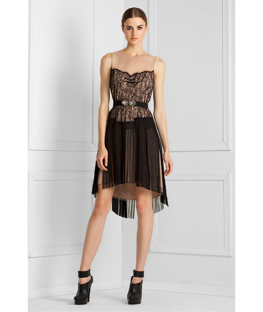 BCBG MAXAZRIA Бежевое коктейльное платье, фото 2