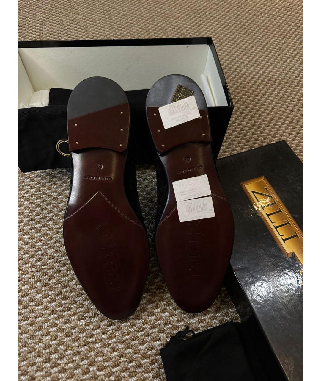 ZILLI Черные лоферы, фото 3