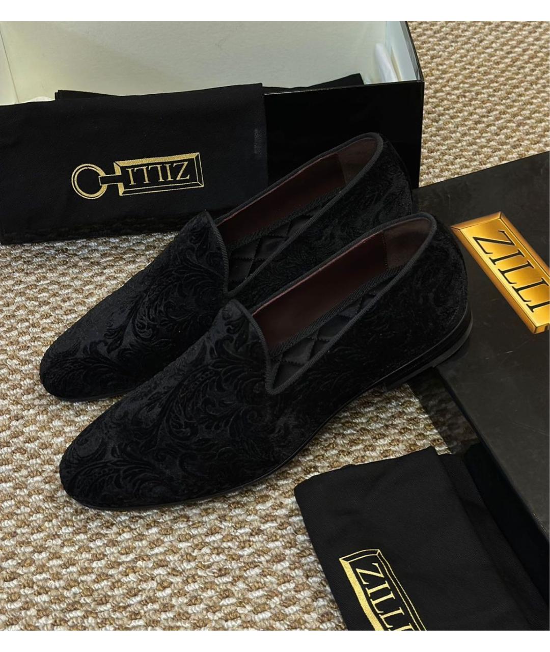 ZILLI Черные лоферы, фото 5
