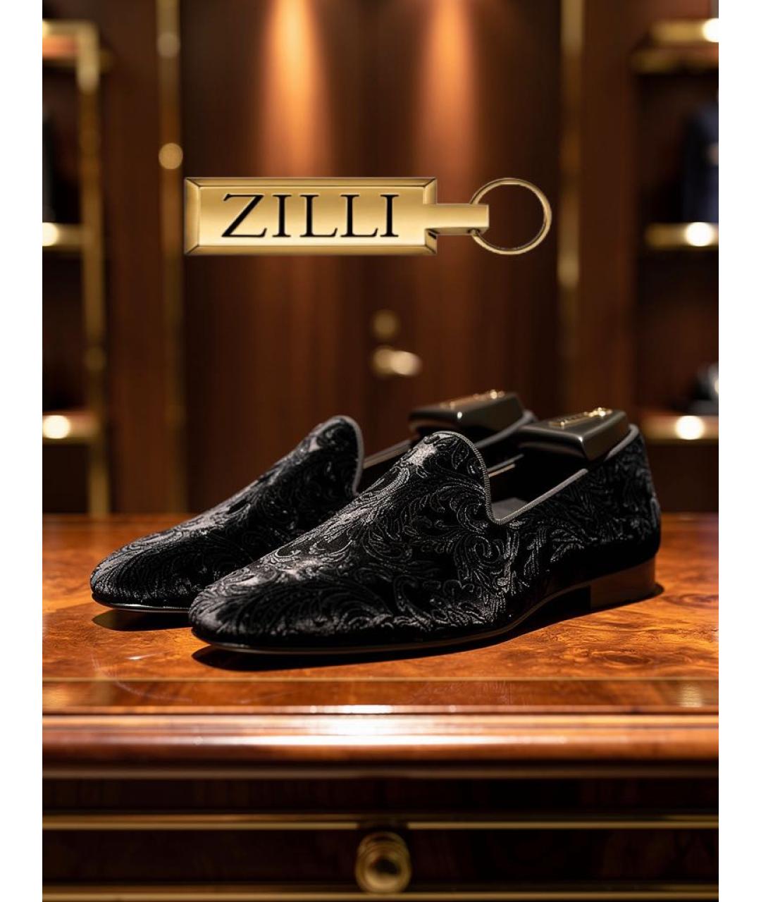 ZILLI Черные лоферы, фото 6