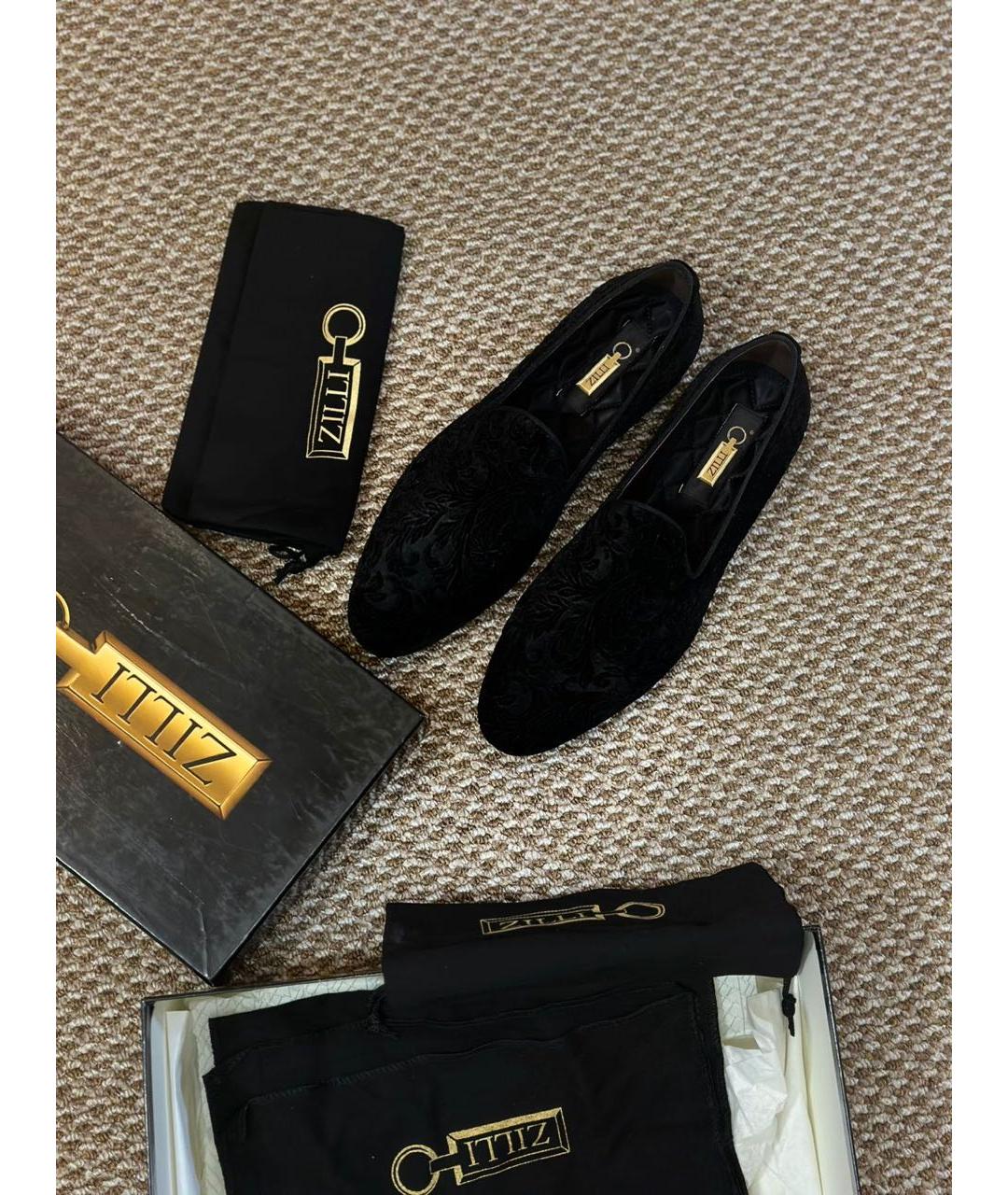 ZILLI Черные лоферы, фото 4