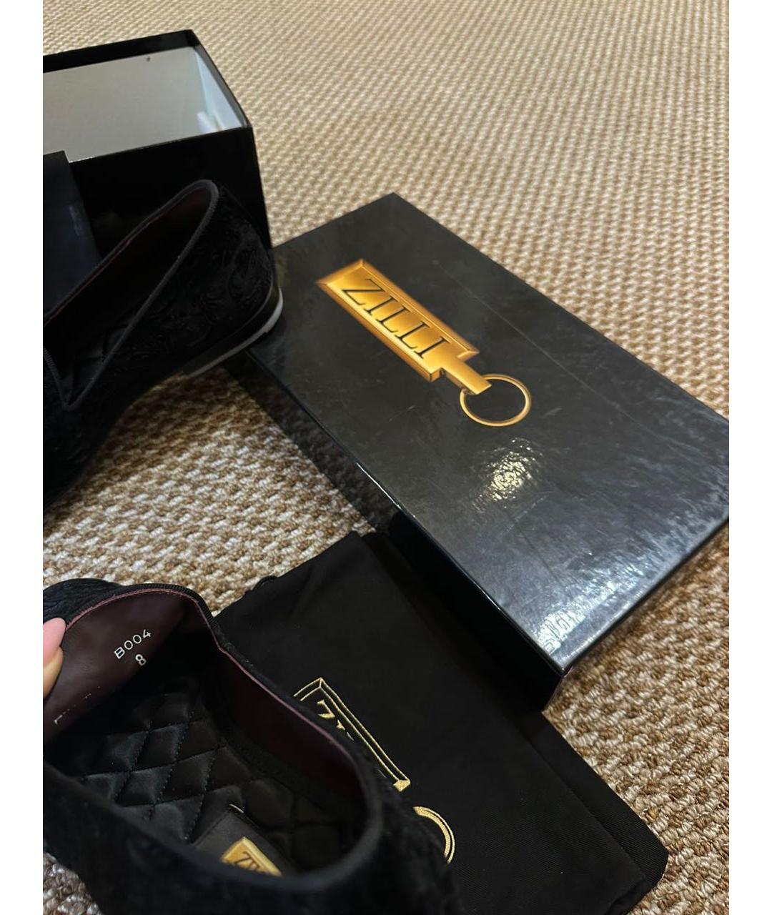 ZILLI Черные лоферы, фото 8