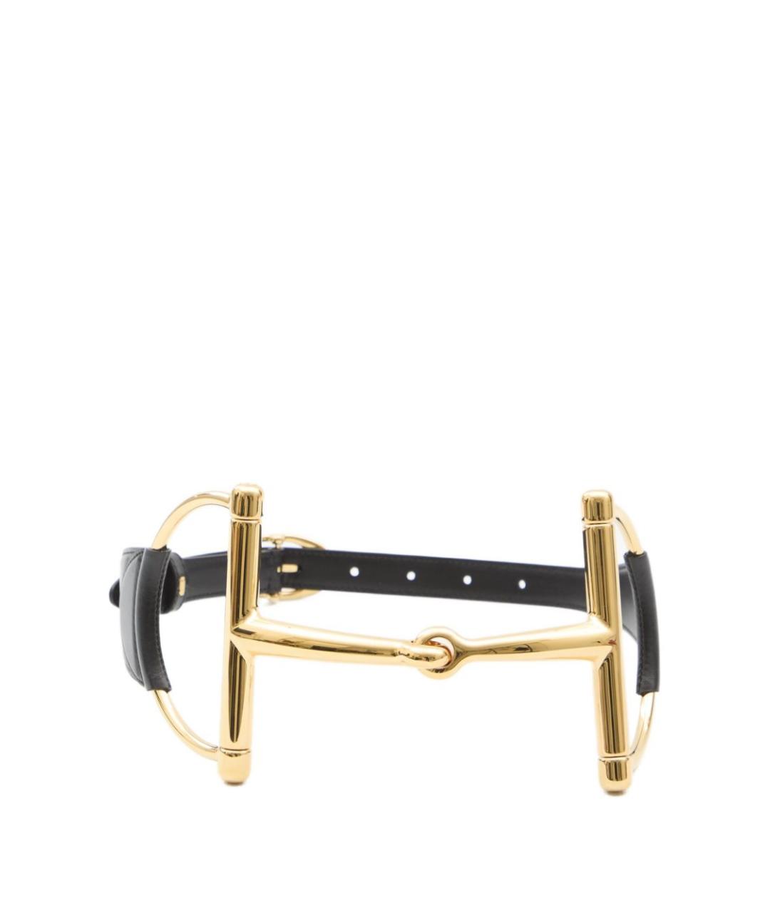 GUCCI Черный ремень, фото 1