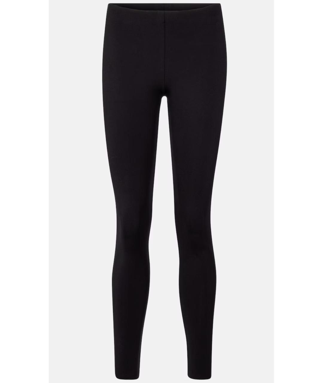 THE ROW Черные полиамидовые леггинсы и велосипедки, фото 5