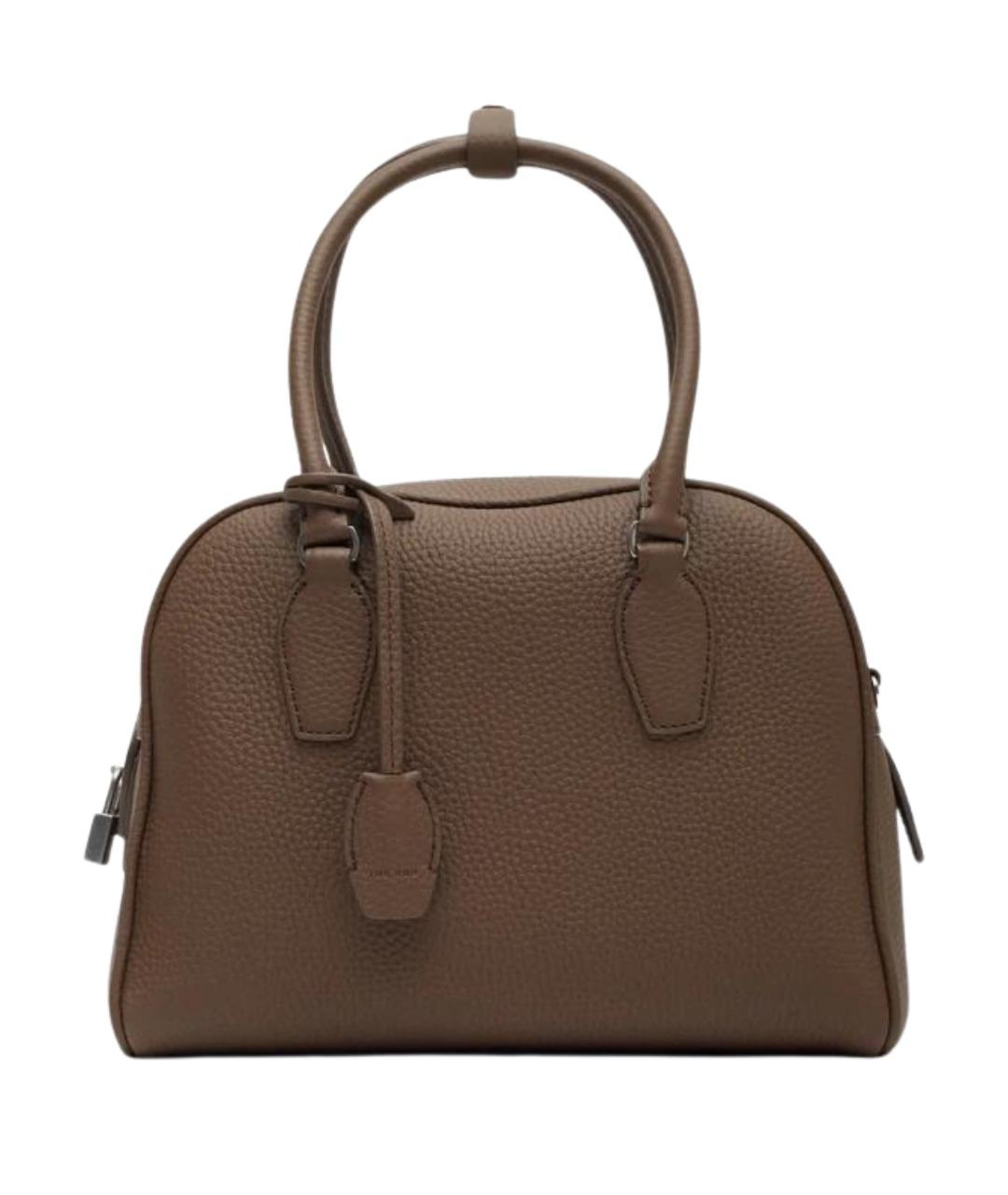 THE ROW Зеленая кожаная сумка тоут, фото 1