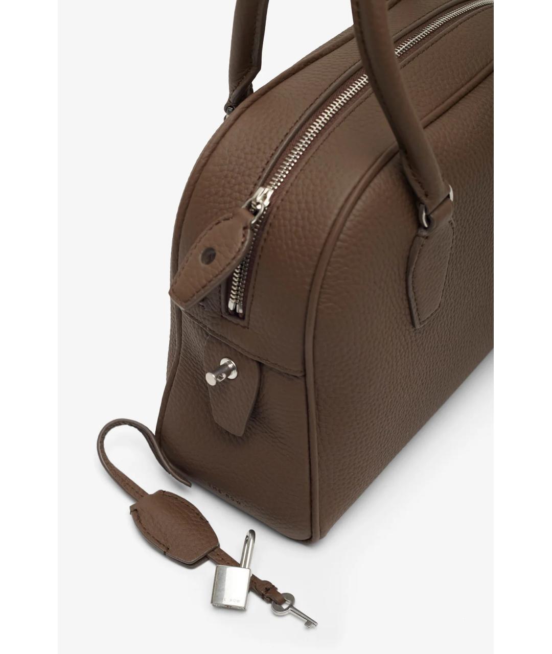 THE ROW Зеленая кожаная сумка тоут, фото 5