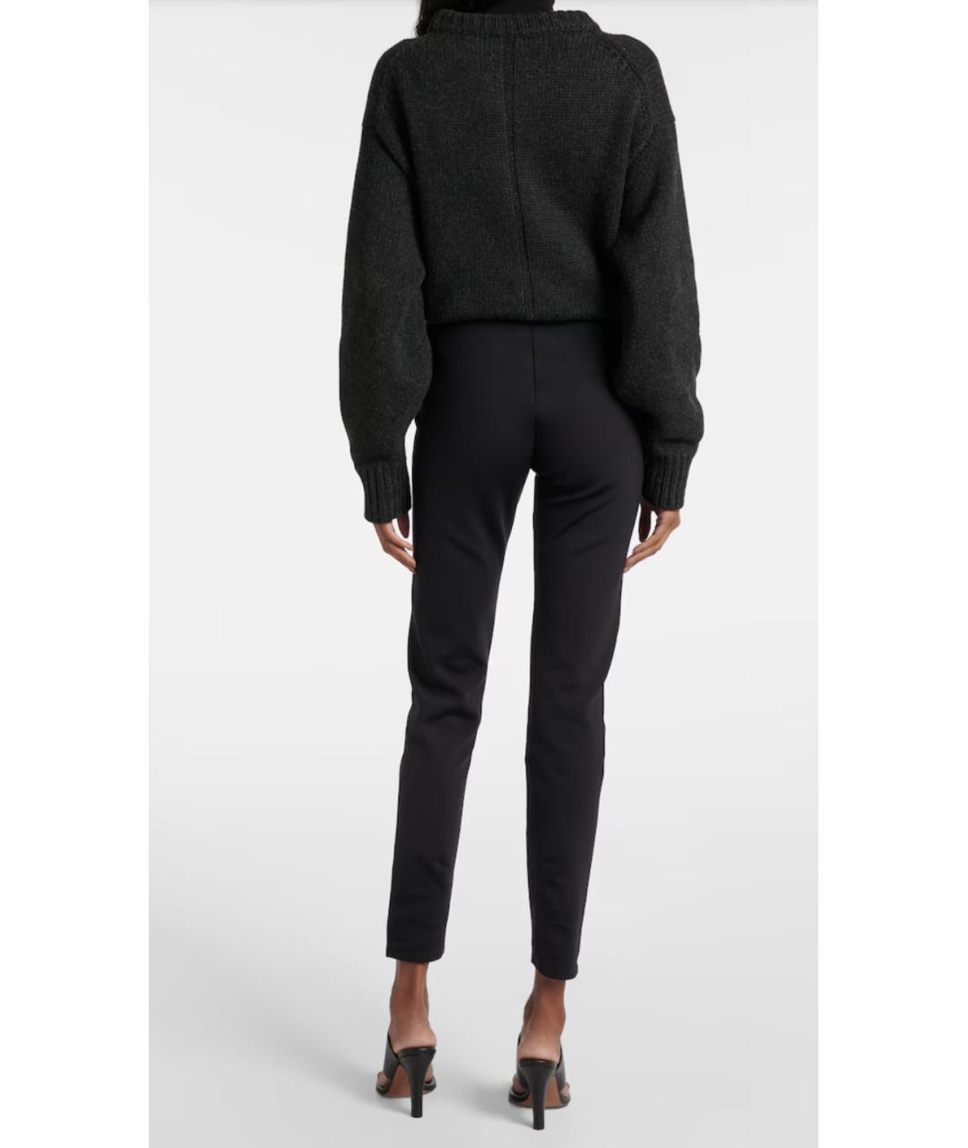 THE ROW Черные полиамидовые леггинсы и велосипедки, фото 3