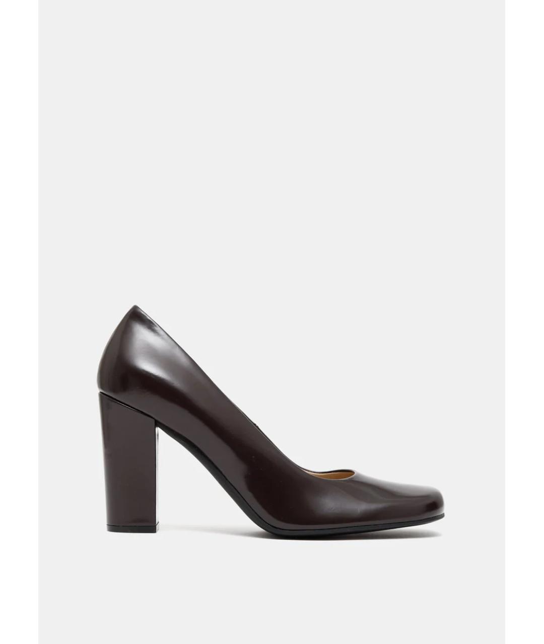 THE ROW Коричневые кожаные туфли, фото 4