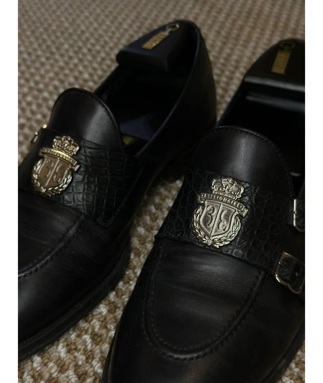 BILLIONAIRE Черные кожаные туфли, фото 3