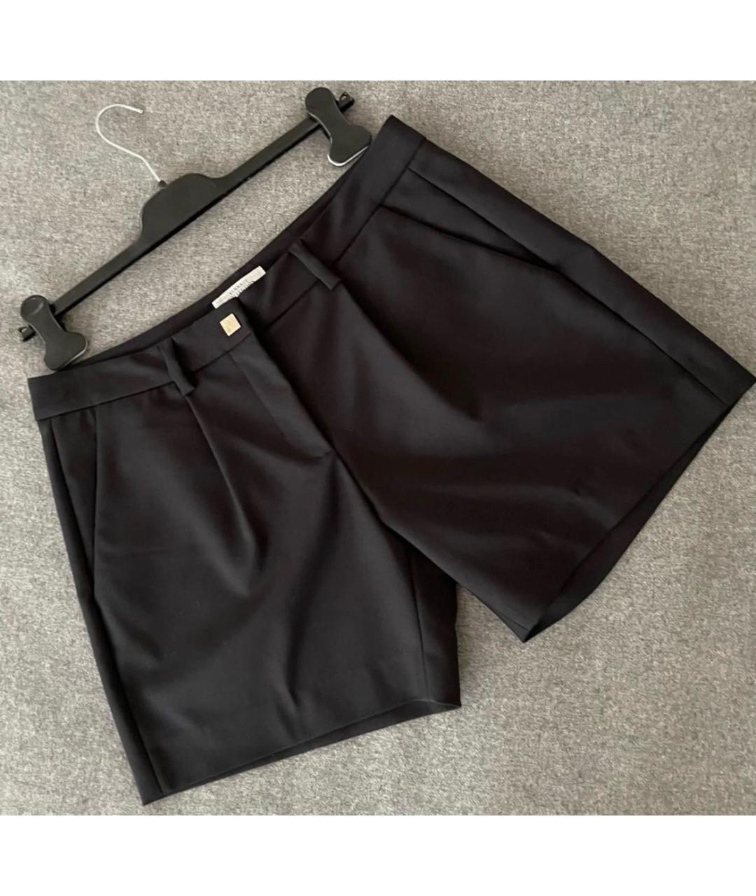 VERSACE COLLECTION Черные хлопковые шорты, фото 3