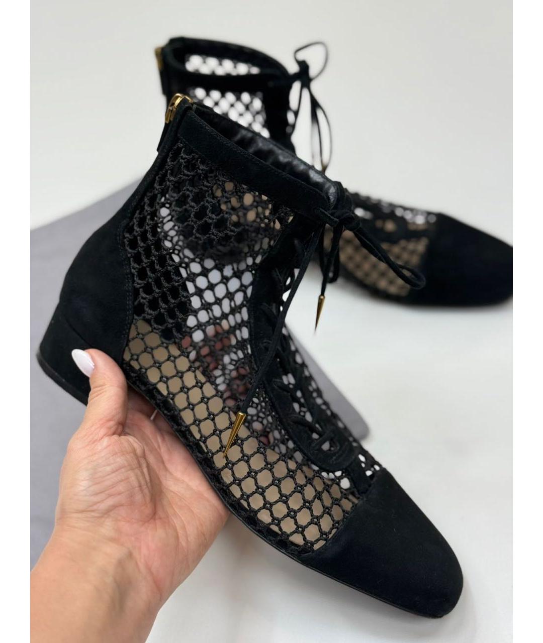 CHRISTIAN DIOR Черные ботинки, фото 3