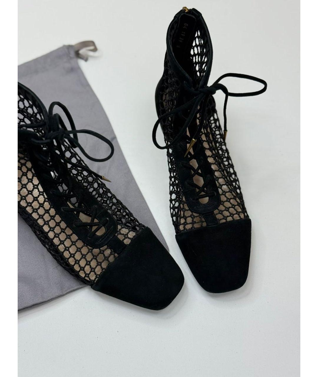 CHRISTIAN DIOR Черные ботинки, фото 4