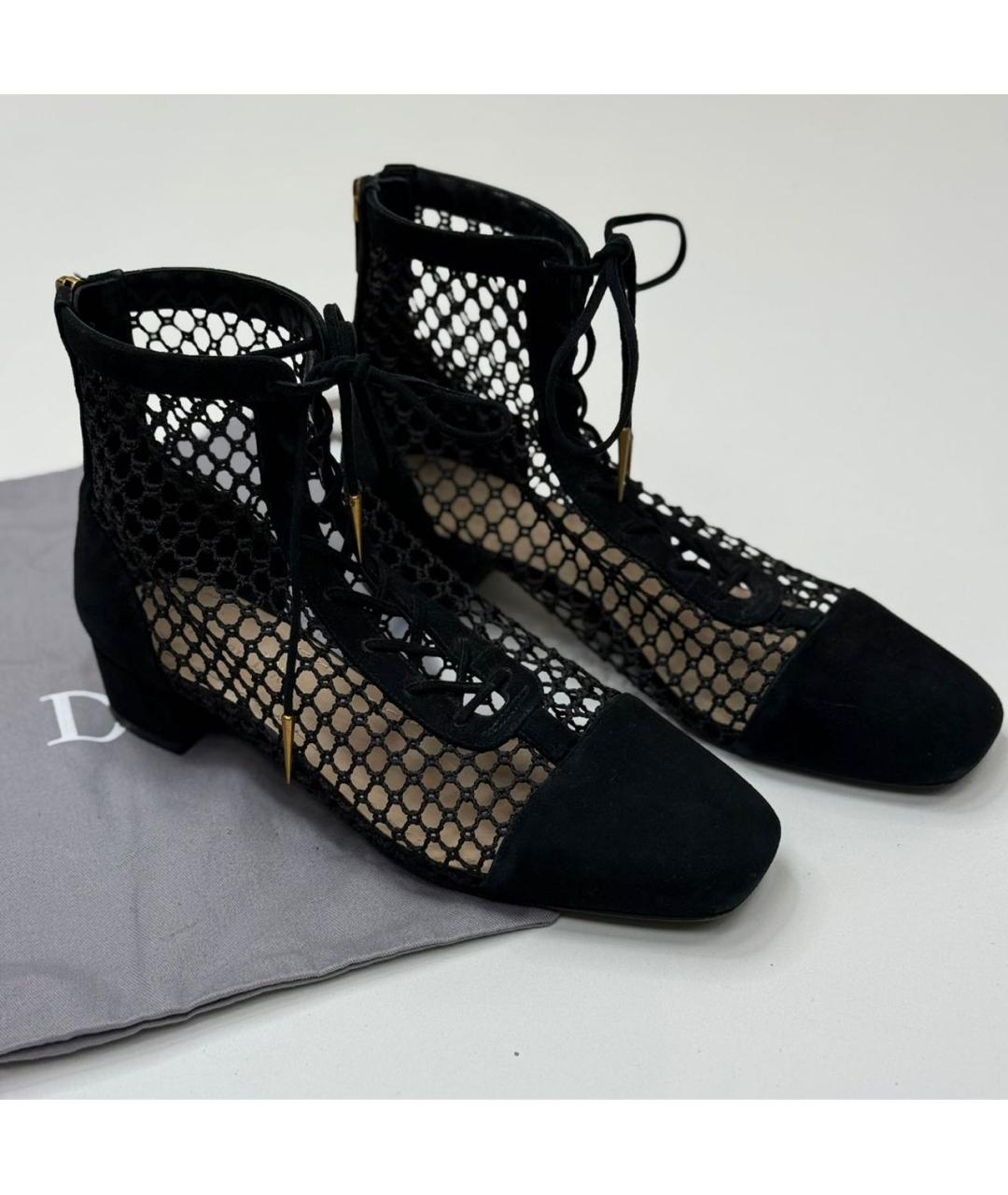 CHRISTIAN DIOR Черные ботинки, фото 2