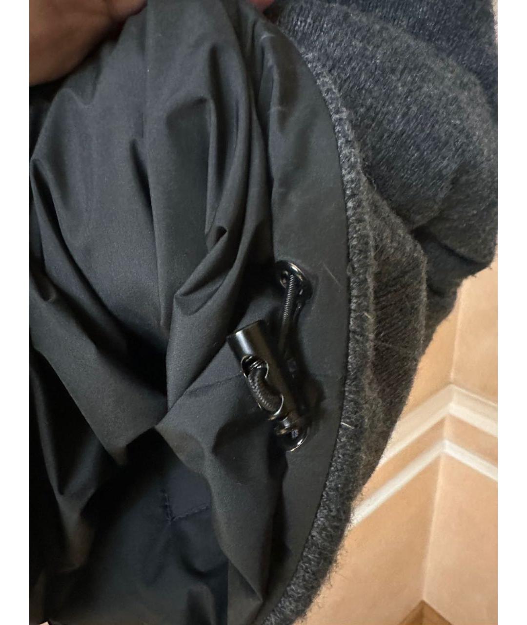 YVES SALOMON Серый кашемировый пуховик, фото 4