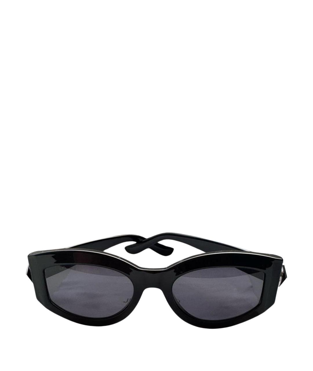 JIMMY CHOO Черные пластиковые солнцезащитные очки, фото 1