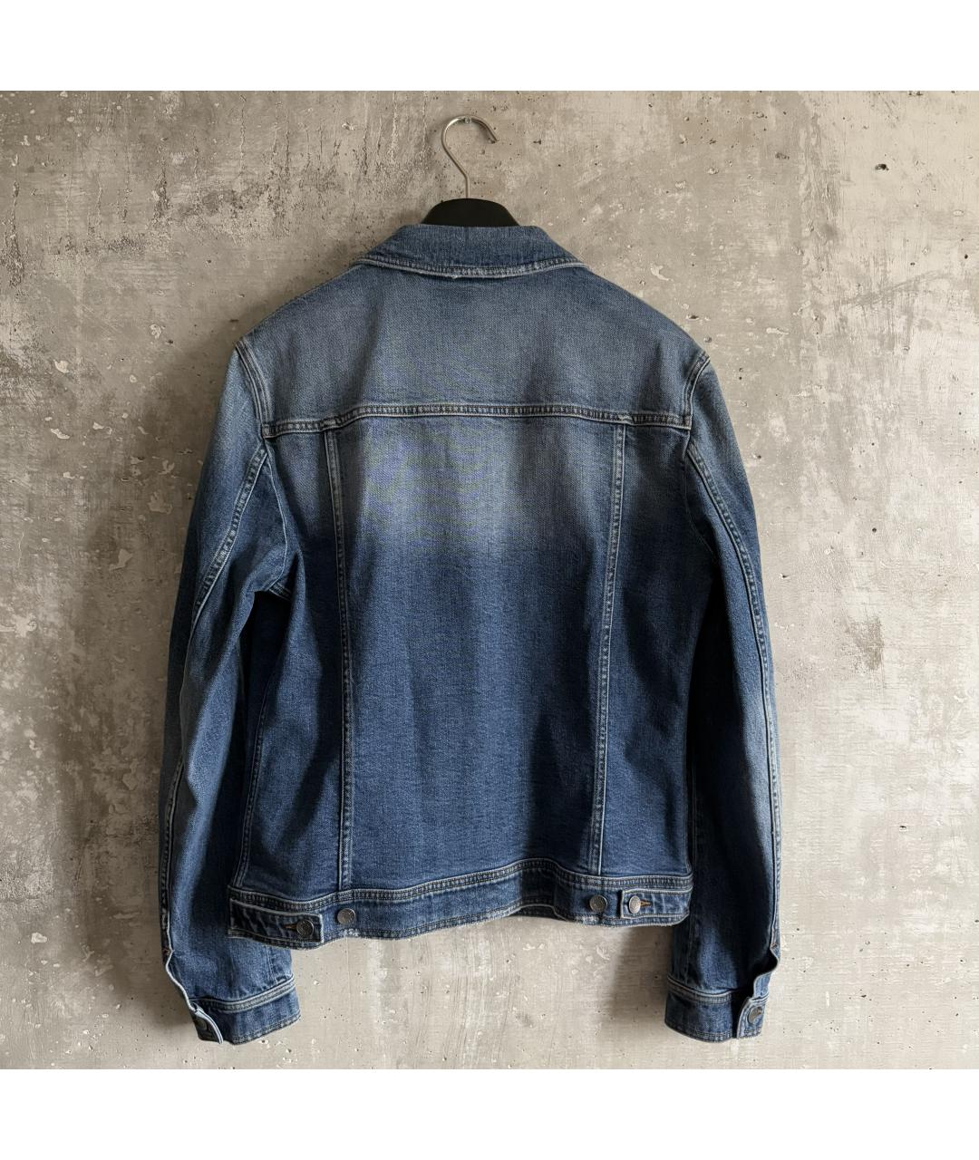 DOLCE&GABBANA Синяя хлопковая куртка, фото 2