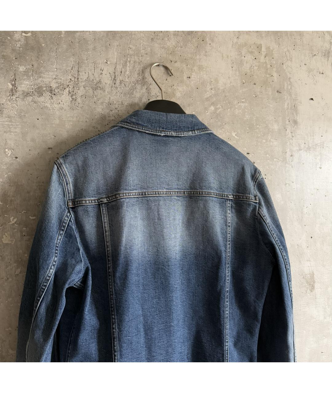 DOLCE&GABBANA Синяя хлопковая куртка, фото 3