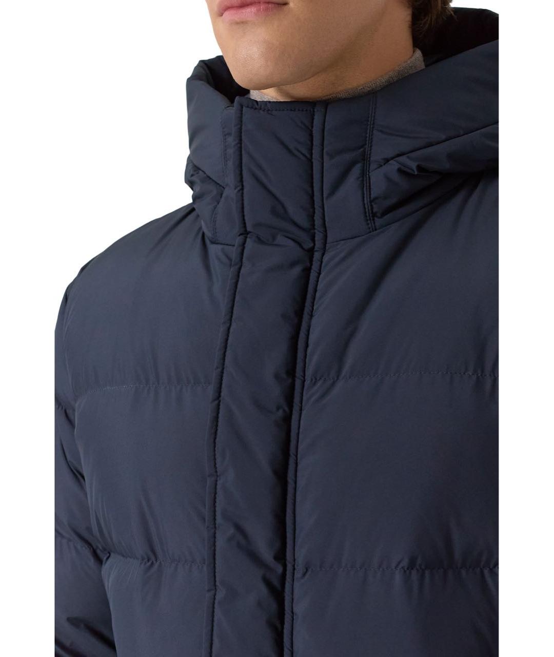 CORNELIANI Темно-синий пуховик, фото 4