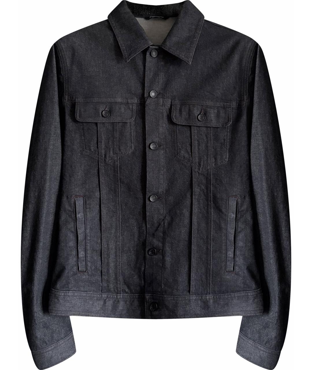 DOLCE&GABBANA Синяя хлопковая куртка, фото 1