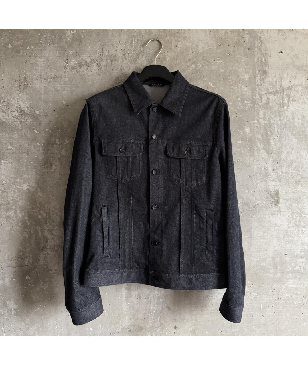 DOLCE&GABBANA Синяя хлопковая куртка, фото 10