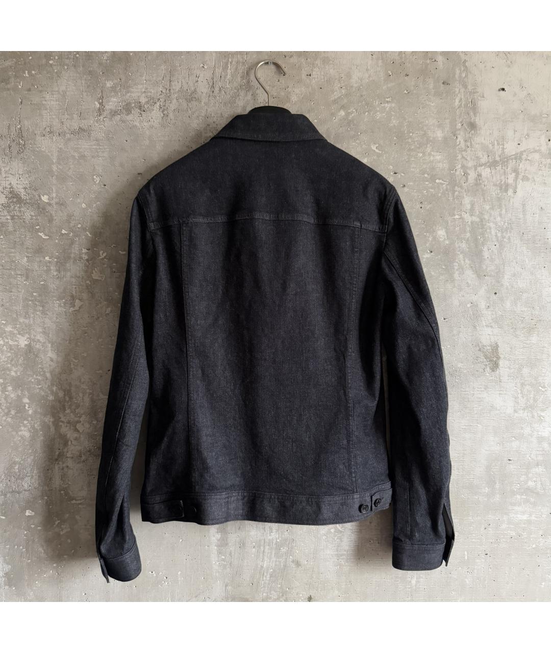 DOLCE&GABBANA Синяя хлопковая куртка, фото 2