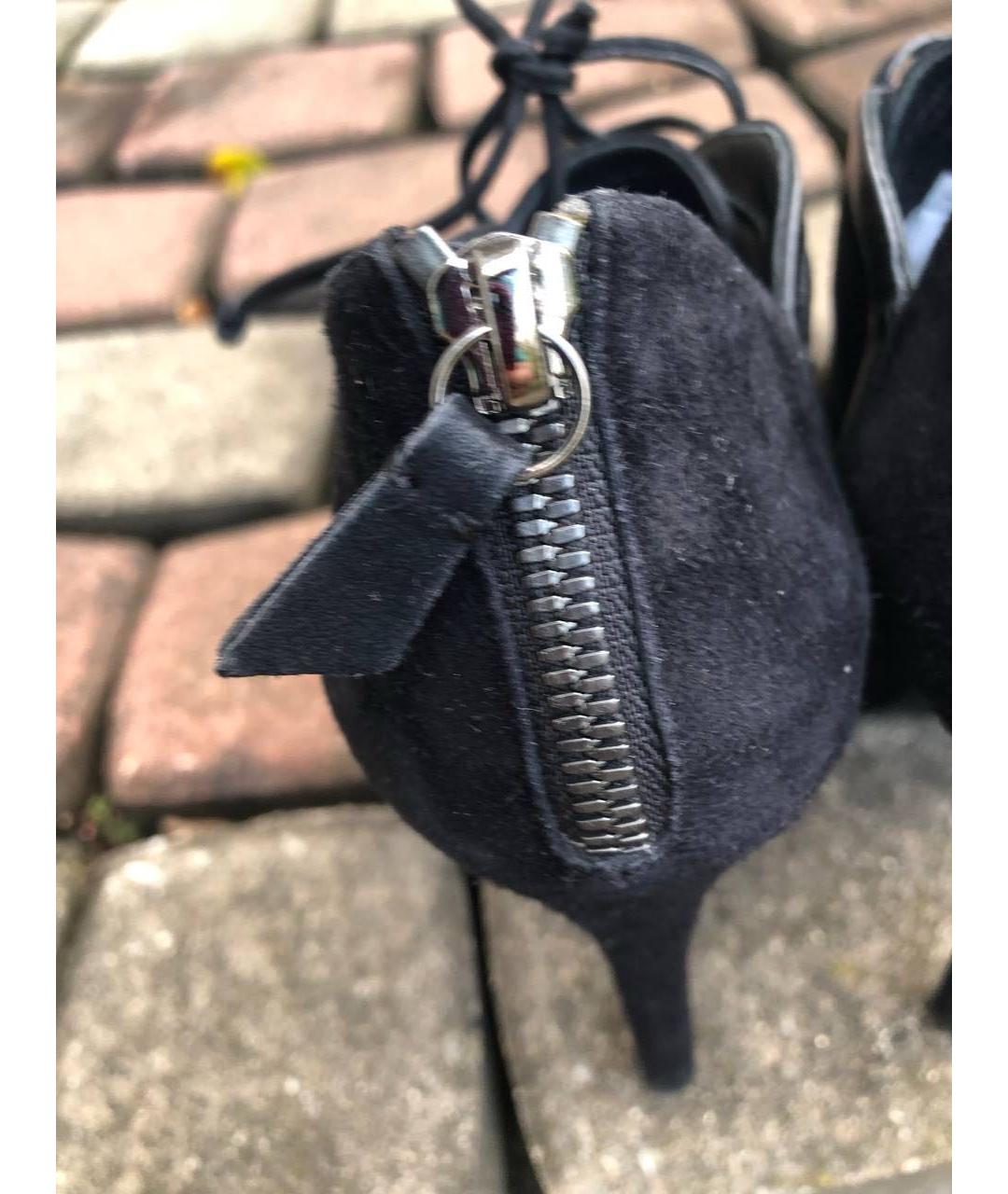 CASADEI Черные замшевые ботильоны, фото 8