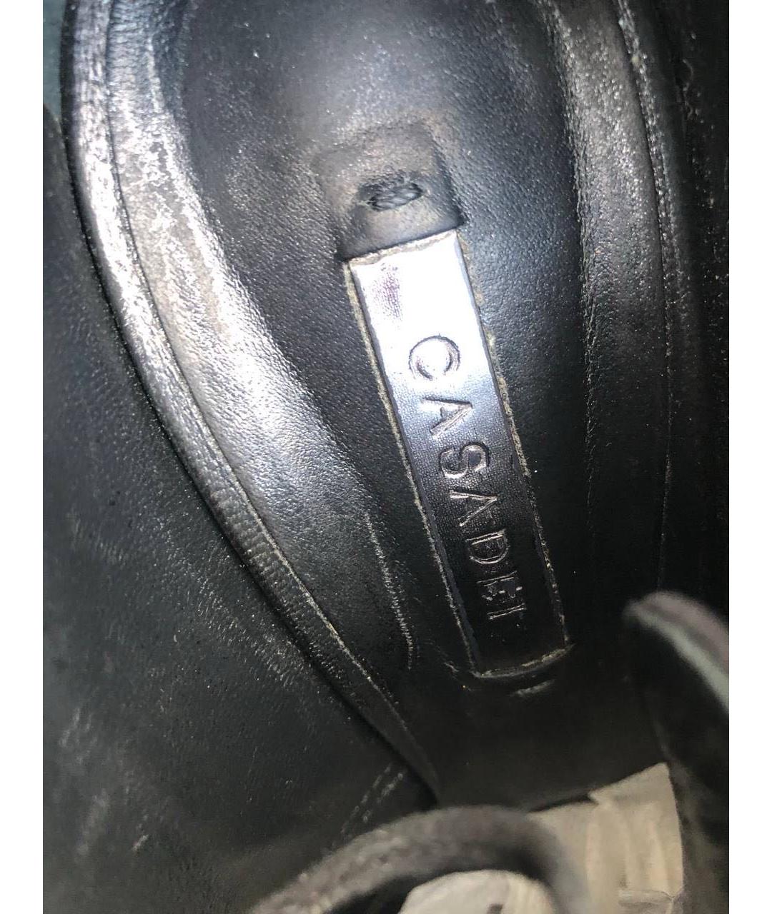 CASADEI Черные замшевые ботильоны, фото 3