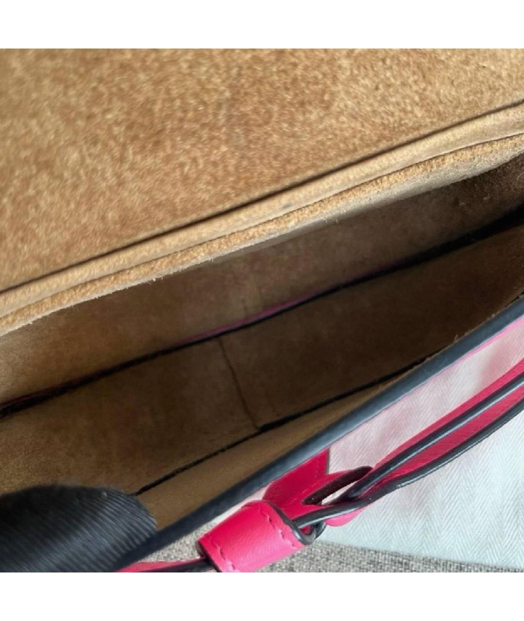 LOEWE Розовая кожаная сумка через плечо, фото 8