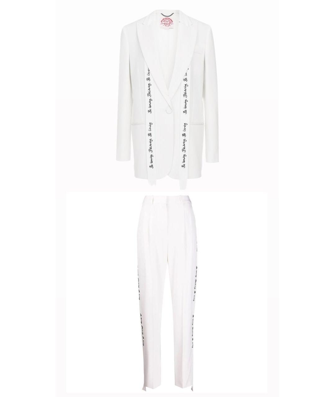 STELLA MCCARTNEY Белый хлопковый костюм с брюками, фото 5
