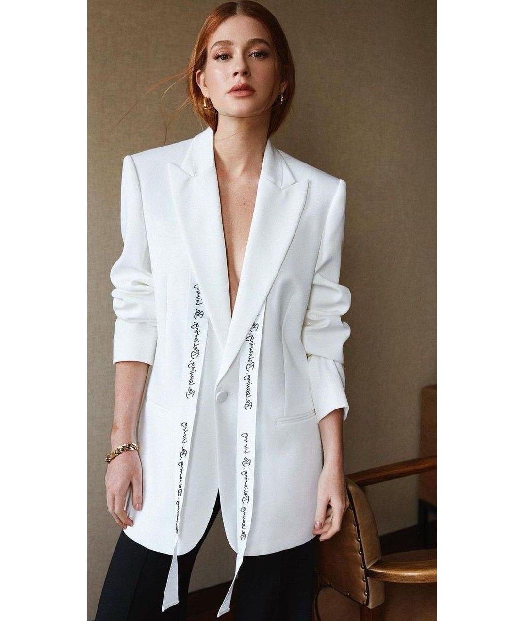 STELLA MCCARTNEY Белый хлопковый костюм с брюками, фото 3