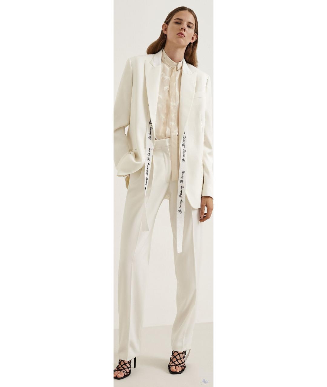 STELLA MCCARTNEY Белый хлопковый костюм с брюками, фото 4