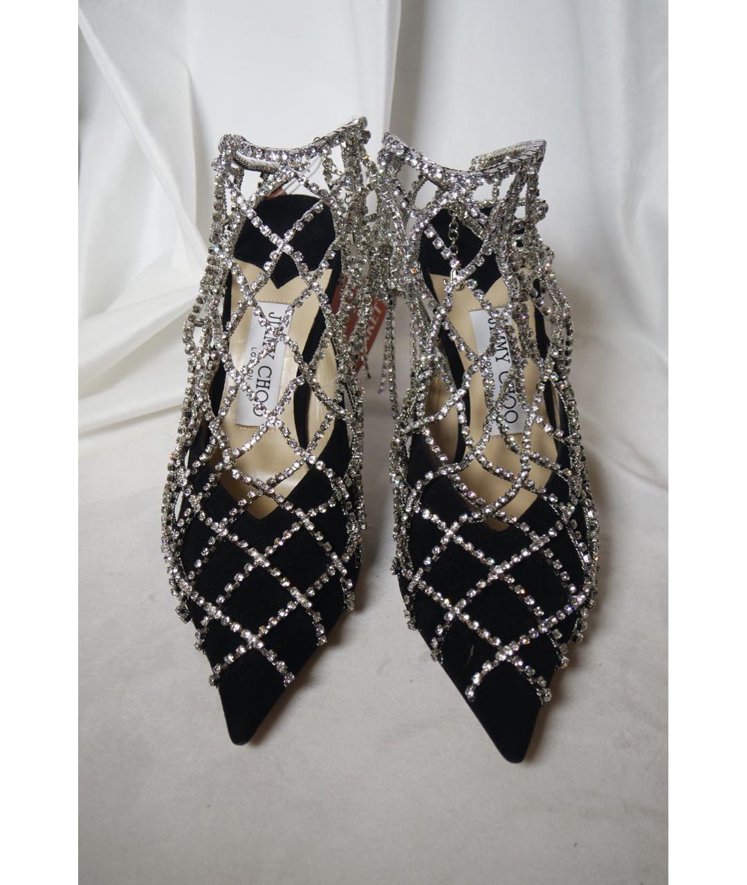 JIMMY CHOO Черные кожаные туфли, фото 2