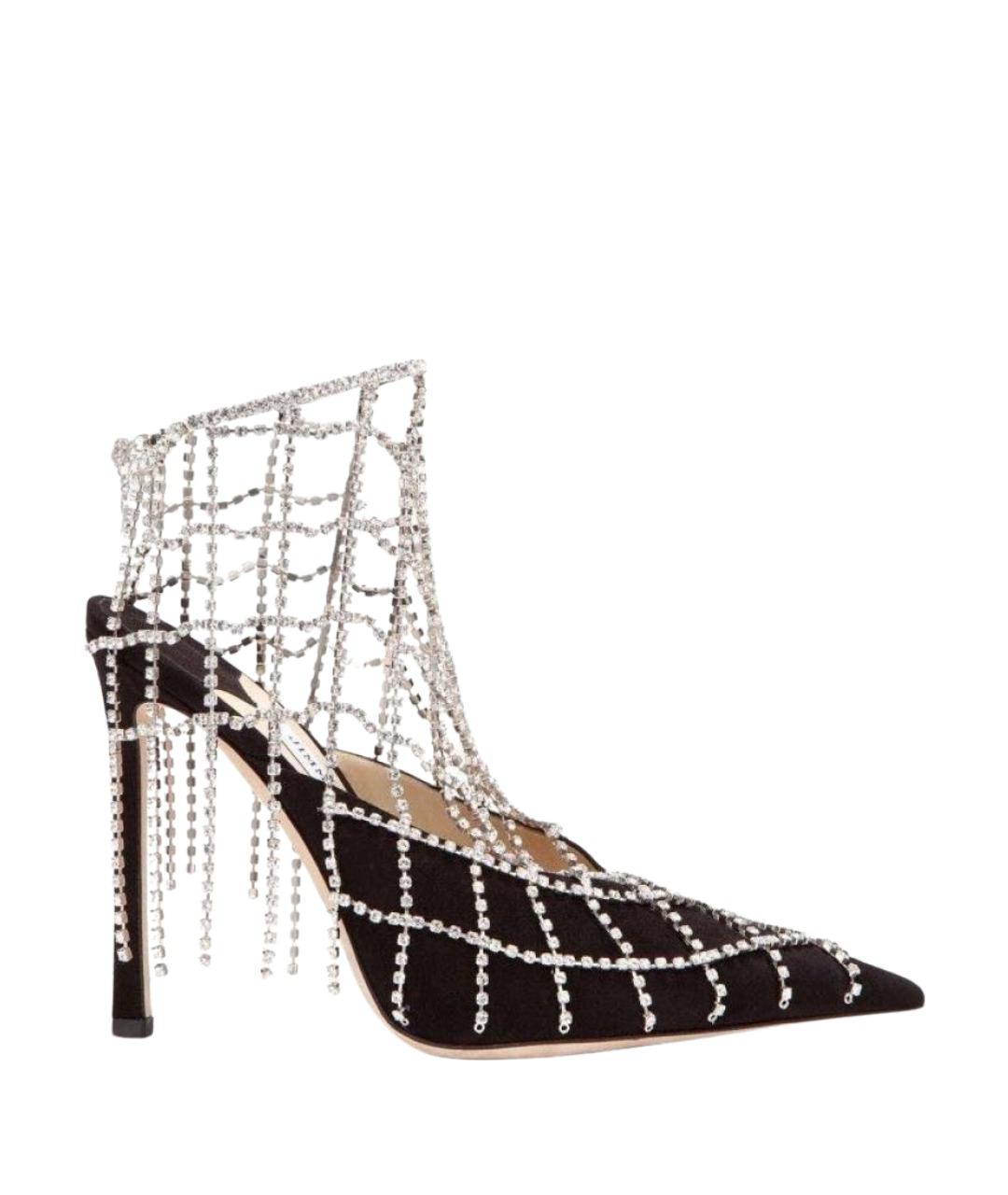 JIMMY CHOO Черные кожаные туфли, фото 1