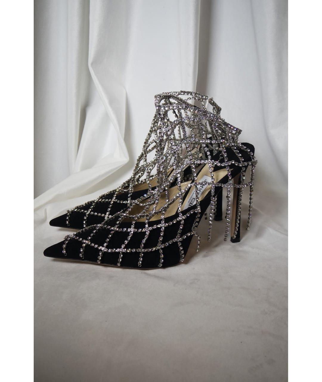 JIMMY CHOO Черные кожаные туфли, фото 3