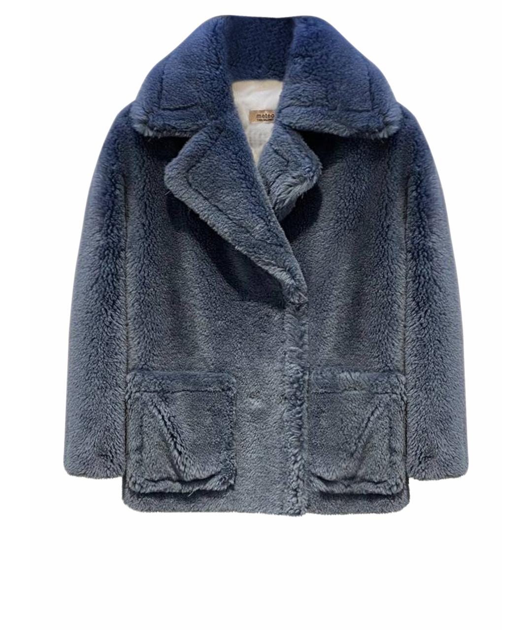 YVES SALOMON Голубая шуба, фото 1