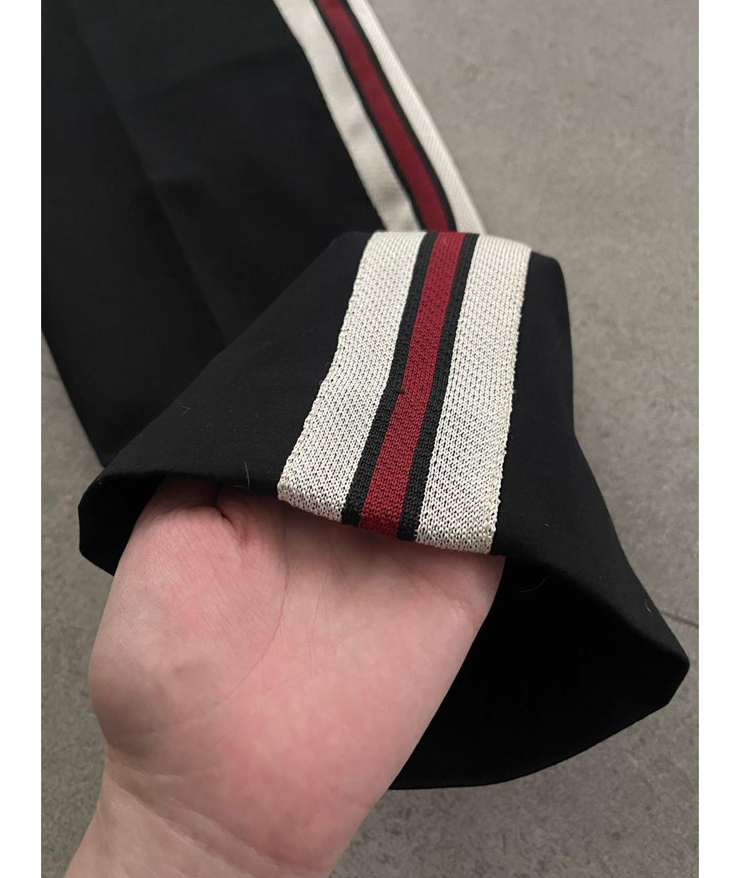 SANDRO Черные хлопковые прямые брюки, фото 4