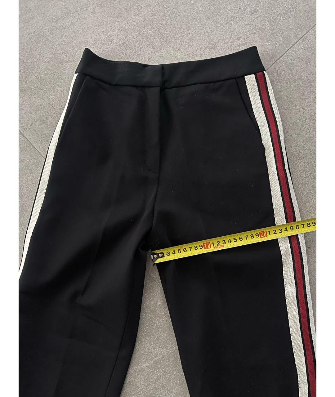 SANDRO Черные хлопковые прямые брюки, фото 6
