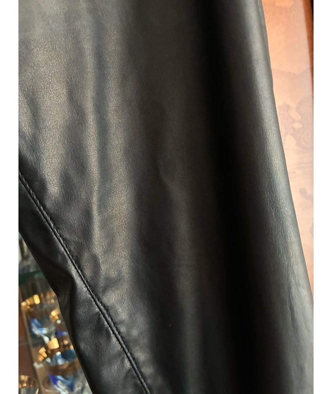 PHILIPP PLEIN Черные полиэстеровые брюки узкие, фото 6