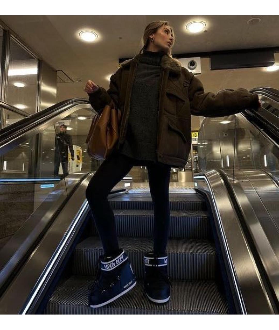 MOON BOOT Черные брогги и оксфорды, фото 5