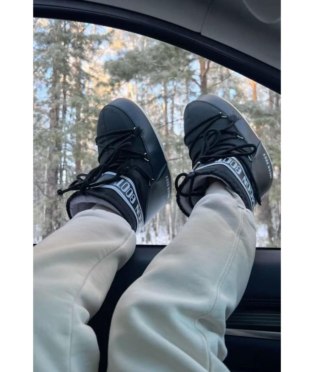 MOON BOOT Черные брогги и оксфорды, фото 4