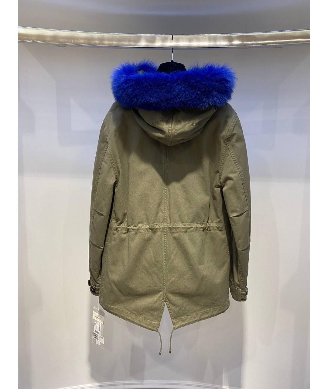 YVES SALOMON Хаки полиэстеровая парка, фото 2