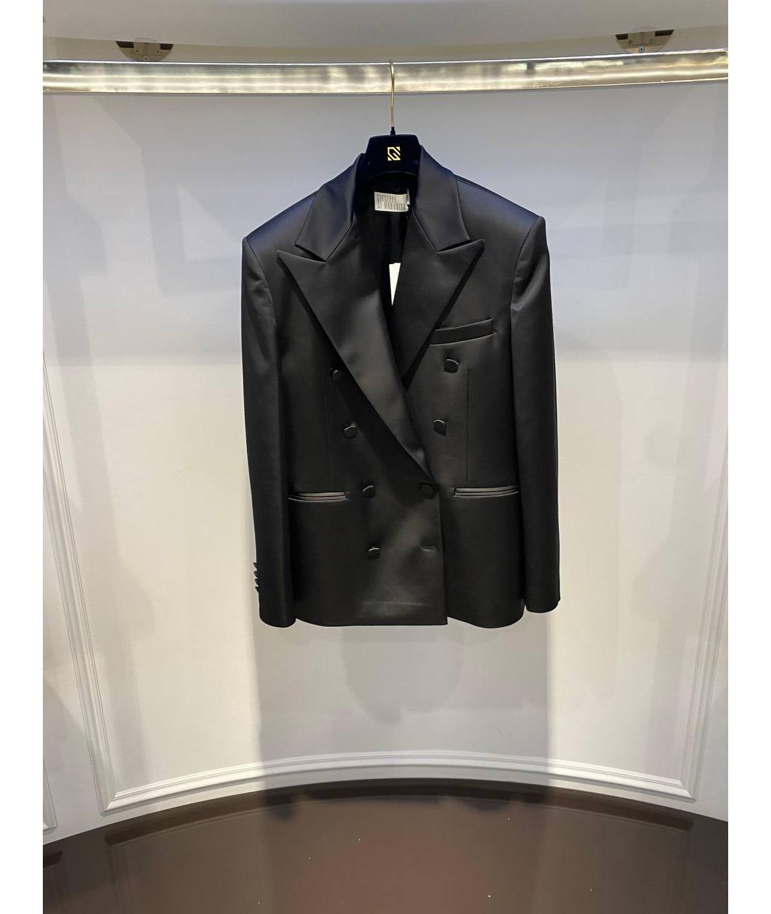 GIUSEPPE DI MORABITO Черный полиэстеровый жакет/пиджак, фото 3