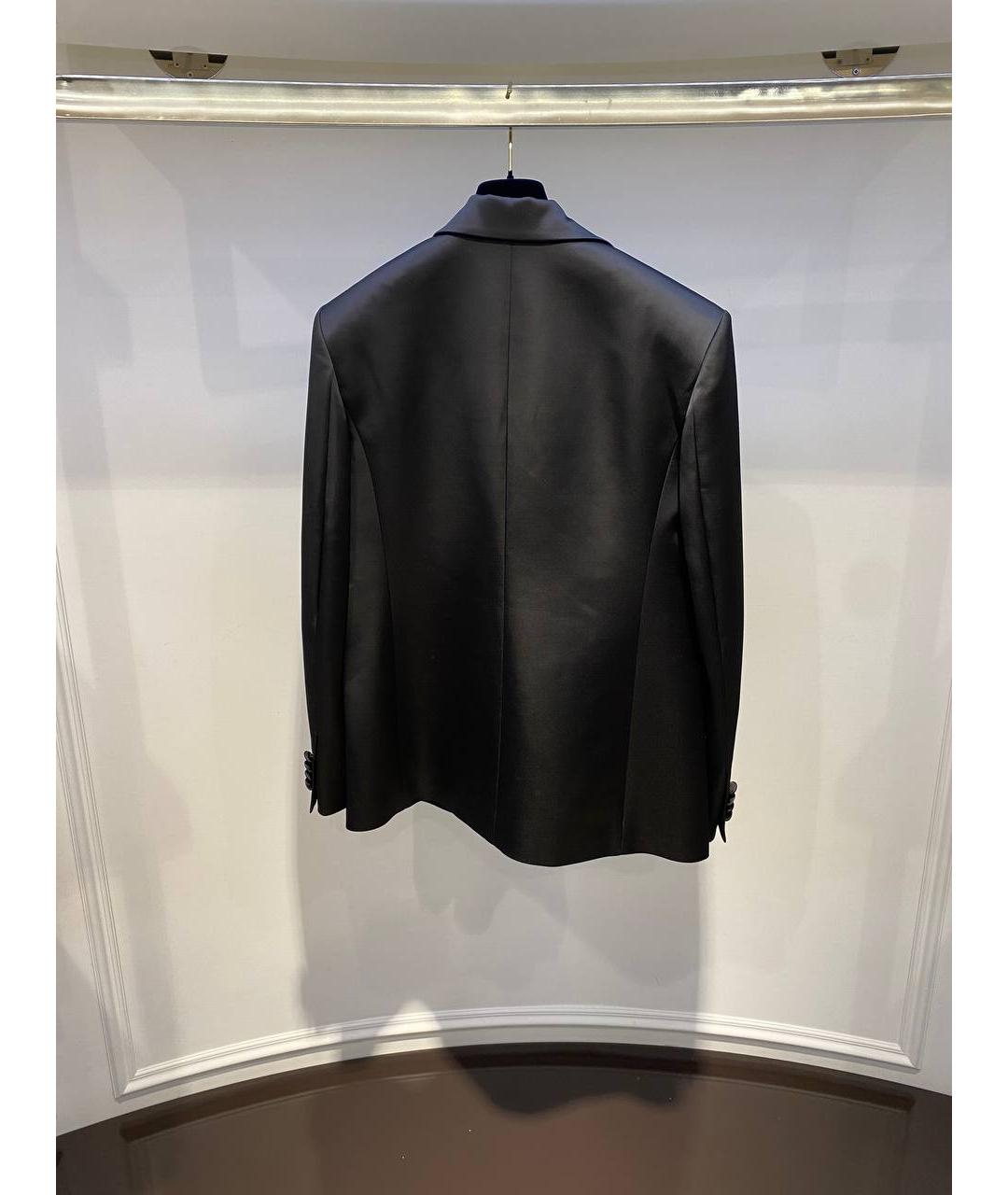 GIUSEPPE DI MORABITO Черный полиэстеровый жакет/пиджак, фото 2