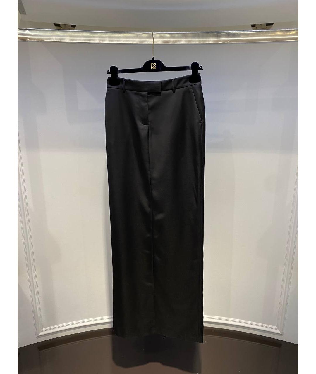 GIUSEPPE DI MORABITO Черная полиэстеровая юбка макси, фото 3