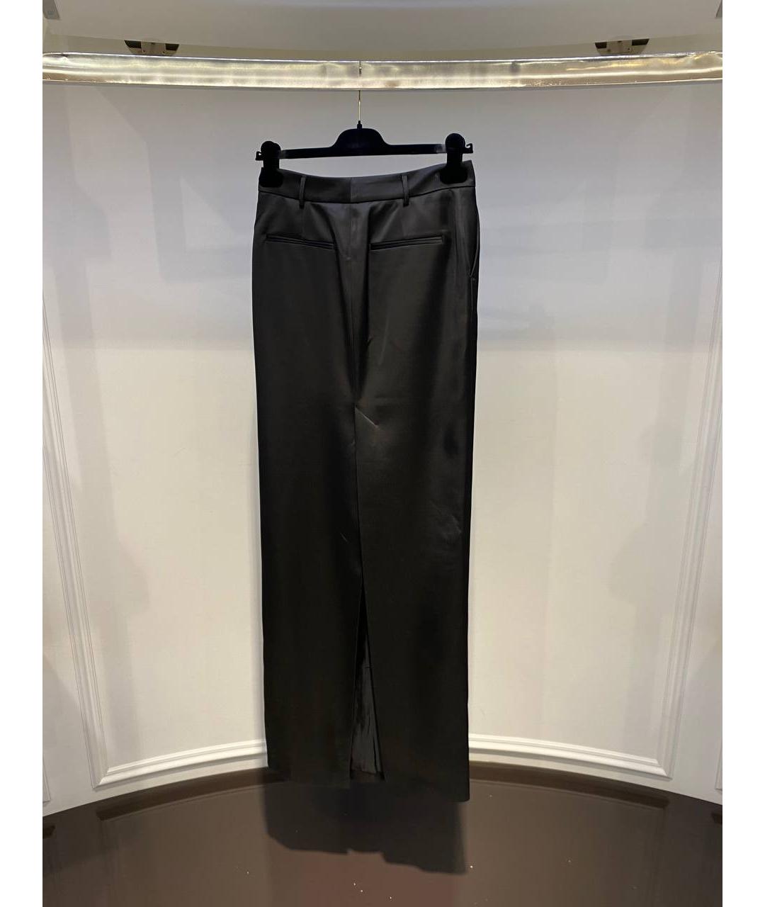 GIUSEPPE DI MORABITO Черная полиэстеровая юбка макси, фото 2