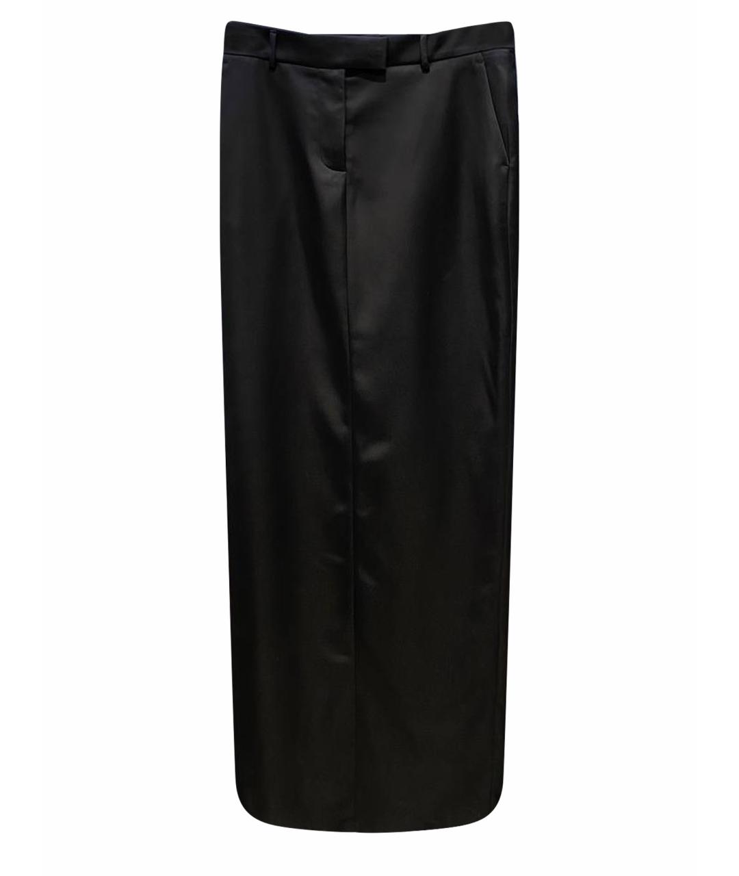 GIUSEPPE DI MORABITO Черная полиэстеровая юбка макси, фото 1