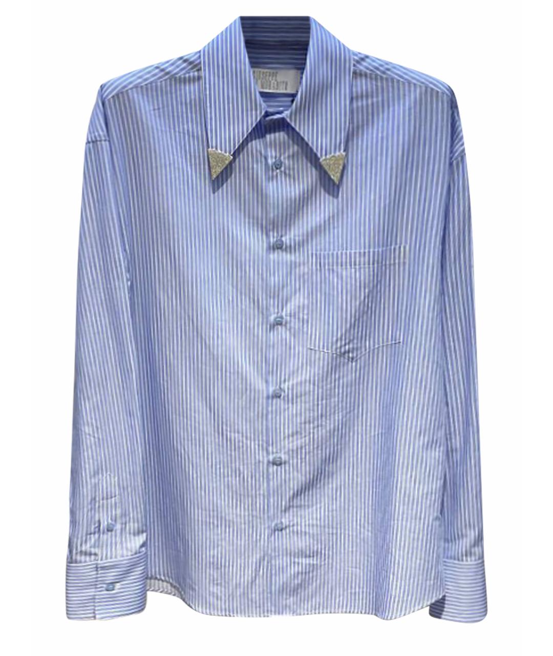 GIUSEPPE DI MORABITO Голубая хлопковая рубашка, фото 1