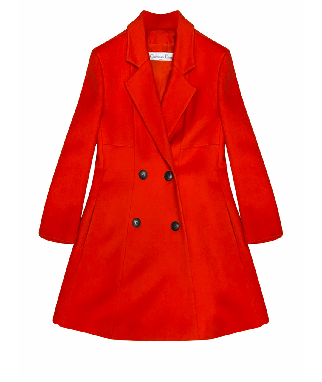CHRISTIAN DIOR PRE-OWNED Красное кашемировое пальто, фото 1
